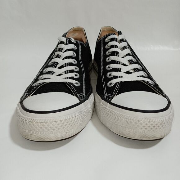 Vintage Converse All Star Black Low Tops Size Mens 10.5 Women\'s 12.5 Excellent main image 7